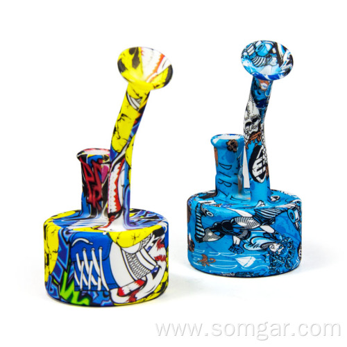 XY76HSG006 Silicone water pipe smoking for herb weed